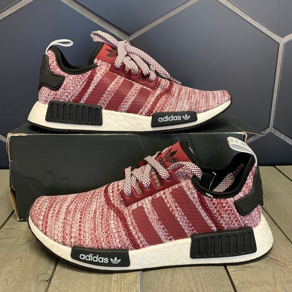 nmd burgundy adidas